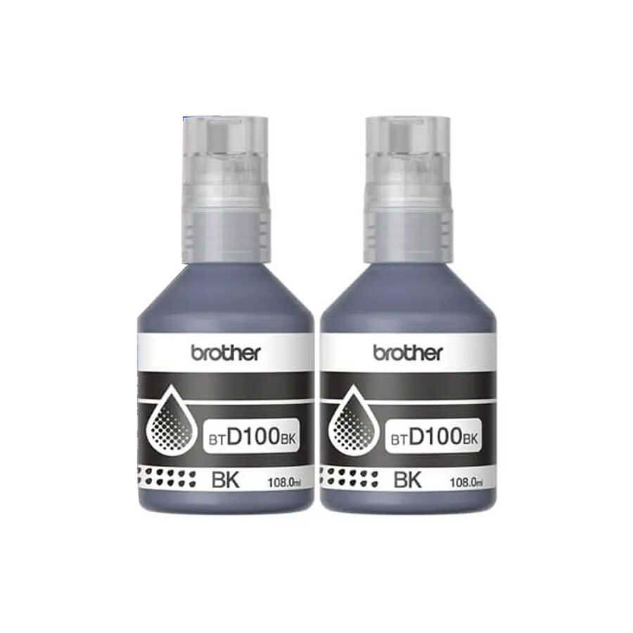 Brother BTD100BK Siyah Orijinal Mürekkep 2' li Paket - Görsel 2