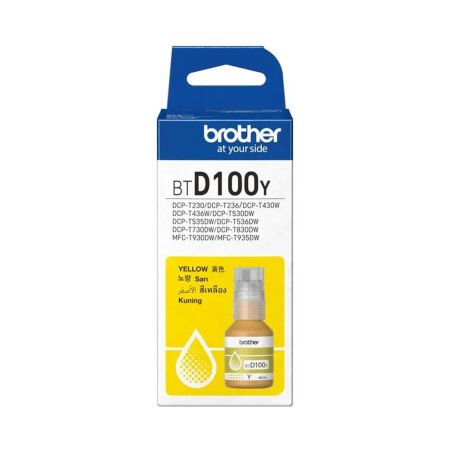 Brother BTD100Y Orijinal Ultra Yüksek Verimli Sarı Mürekkep