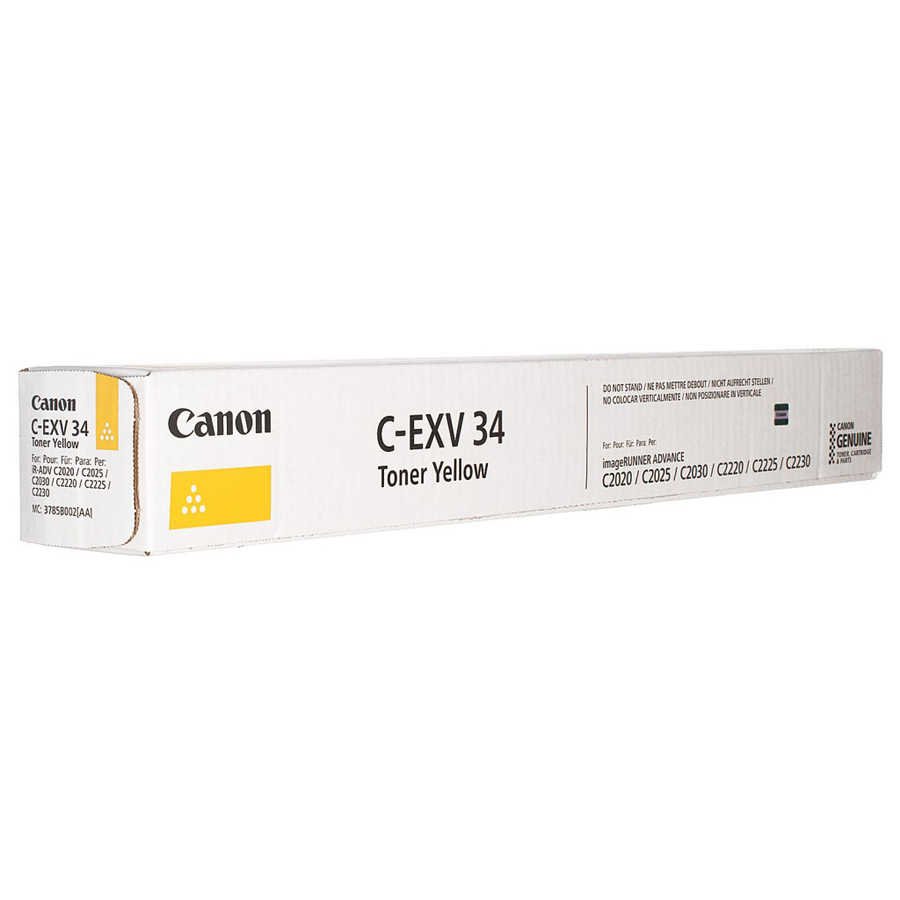 Canon C-EXV 34 3785B002 Sarı Orijinal Fotokopi Toner - Görsel 2
