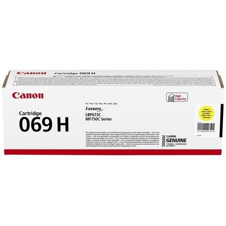 Canon CRG-069H/5095C002 Sarı Orijinal Toner Yüksek Kapasiteli