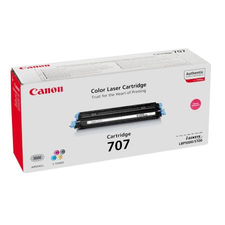 Canon CRG-707 9422A004 Kırmızı Orijinal Toner