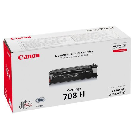 Canon CRG-708H 0917B002 Siyah Yüksek Kapasiteli Orijinal Toner