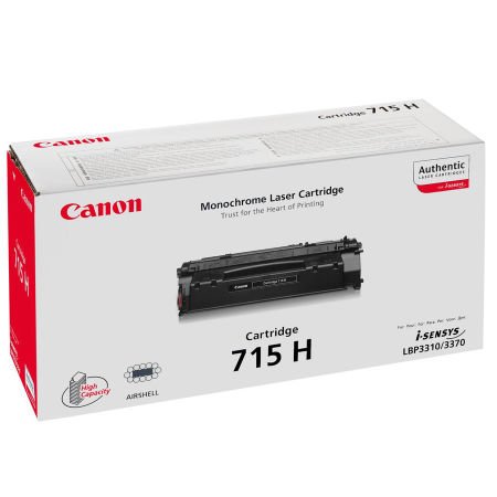 Canon CRG-715H 1976B002 Siyah Yüksek Kapasiteli Orijinal Toner