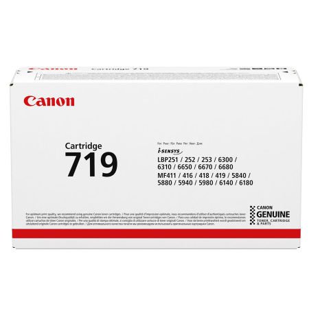 Canon CRG-719 3479B002 Siyah Orijinal Toner