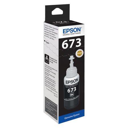 Epson EcoTank 673 C13T67314A Siyah Orijinal Mürekkep