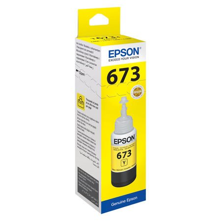 Epson EcoTank 673 C13T67344A Sarı Orijinal Mürekkep