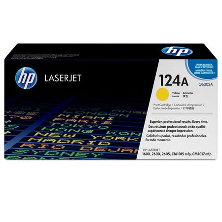 HP 124A Q6002A Sarı Orijinal Toner