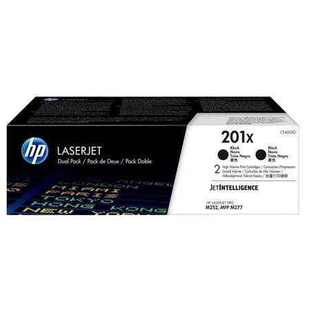 HP 201X CF400XD Siyah Yüksek Kapasiteli Orijinal Toner 2'li Set