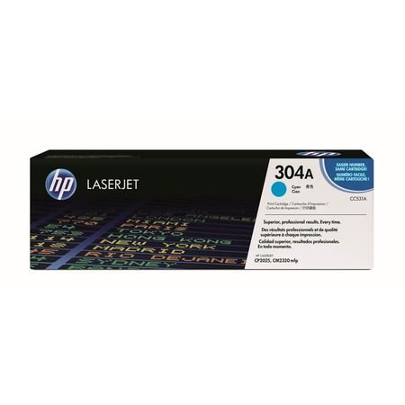 HP 304A CC531A Mavi Orijinal Toner