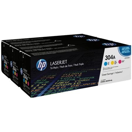 HP 304A CF372AM Orijinal Renkli Toner Seti
