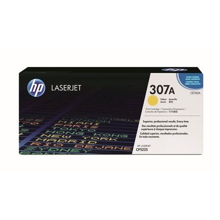 HP 307A CE742A Sarı Orijinal Toner