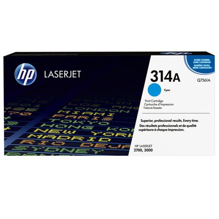 HP 314A Q7561A Mavi Orijinal Toner