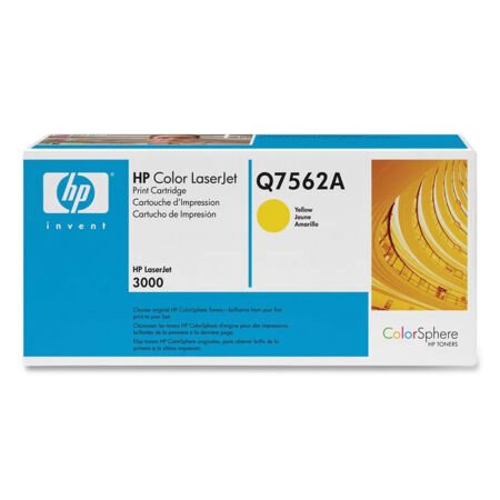 HP 314A Q7562A Sarı Orijinal Toner - Mavi Kutu