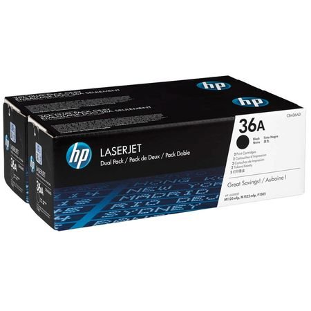 HP 36A CB436AD Siyah Orijinal Toner 2'li Set