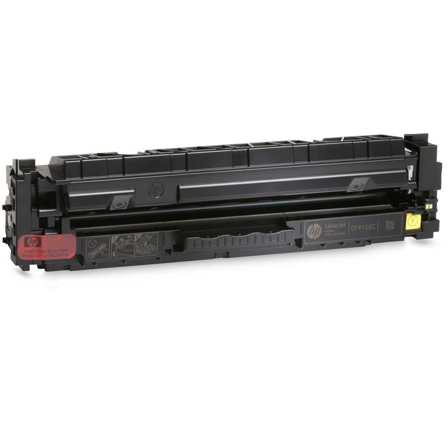 HP 410XC CF412XC Sarı Yüksek Kapasiteli Orijinal Toner - Görsel 2