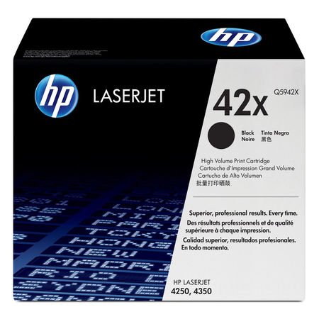 HP 42X Q5942X Siyah Yüksek Kapasiteli Orijinal Toner