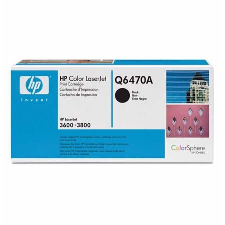 HP 501A Q6470A Siyah Orijinal Toner - Mavi Kutu