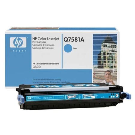 HP 503A Q7581A Mavi Orijinal Toner - Mavi Kutu