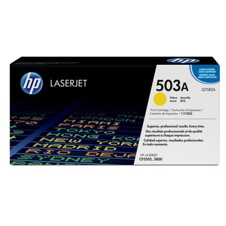 HP 503A Q7582A Sarı Orijinal Toner