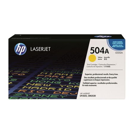 HP 504A CE252A Sarı Orijinal Toner