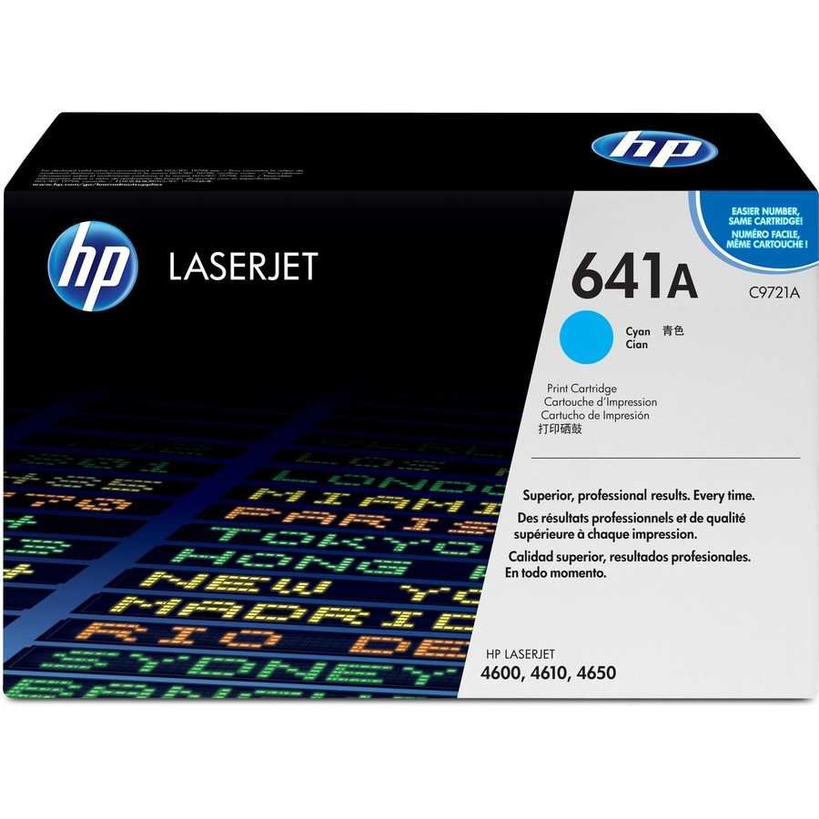 HP 641A C9721A Mavi Orijinal Toner - Görsel 2