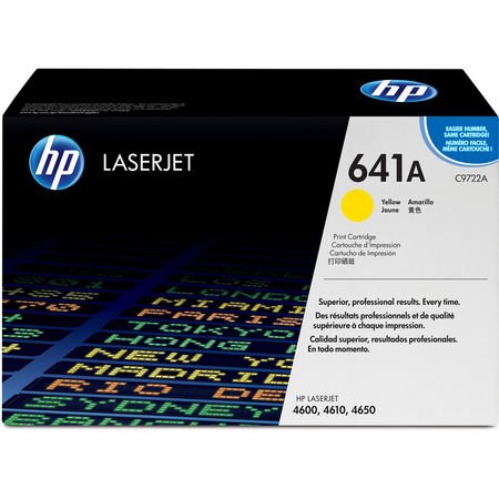 HP 641A C9722A Sarı Orijinal Toner
