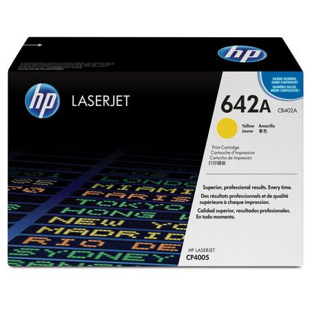 HP 642A CB402A Sarı Orijinal Toner