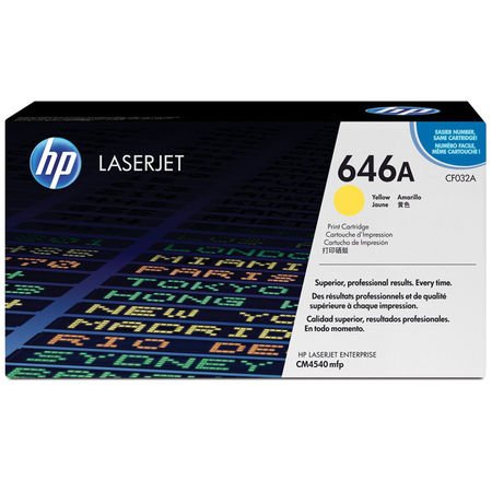 HP 646A CF032A Sarı Orijinal Toner