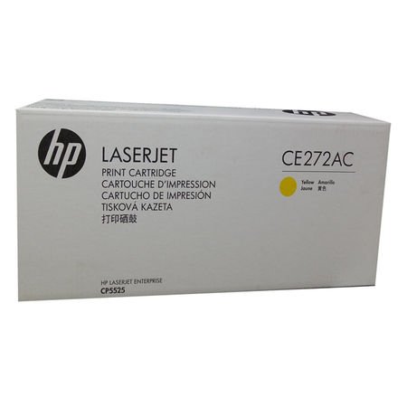 HP 650A CE272AC Sarı Orijinal Toner