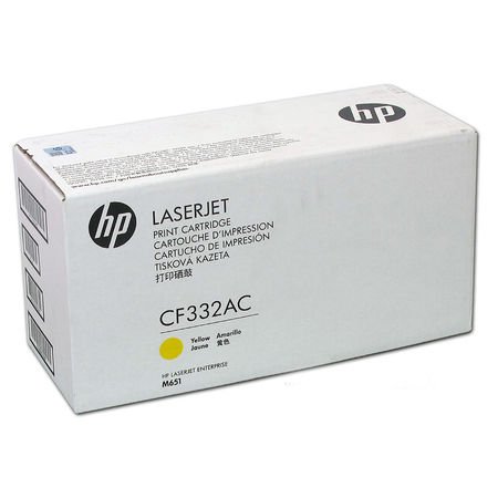 HP 654A CF332AC Sarı Orijinal Toner