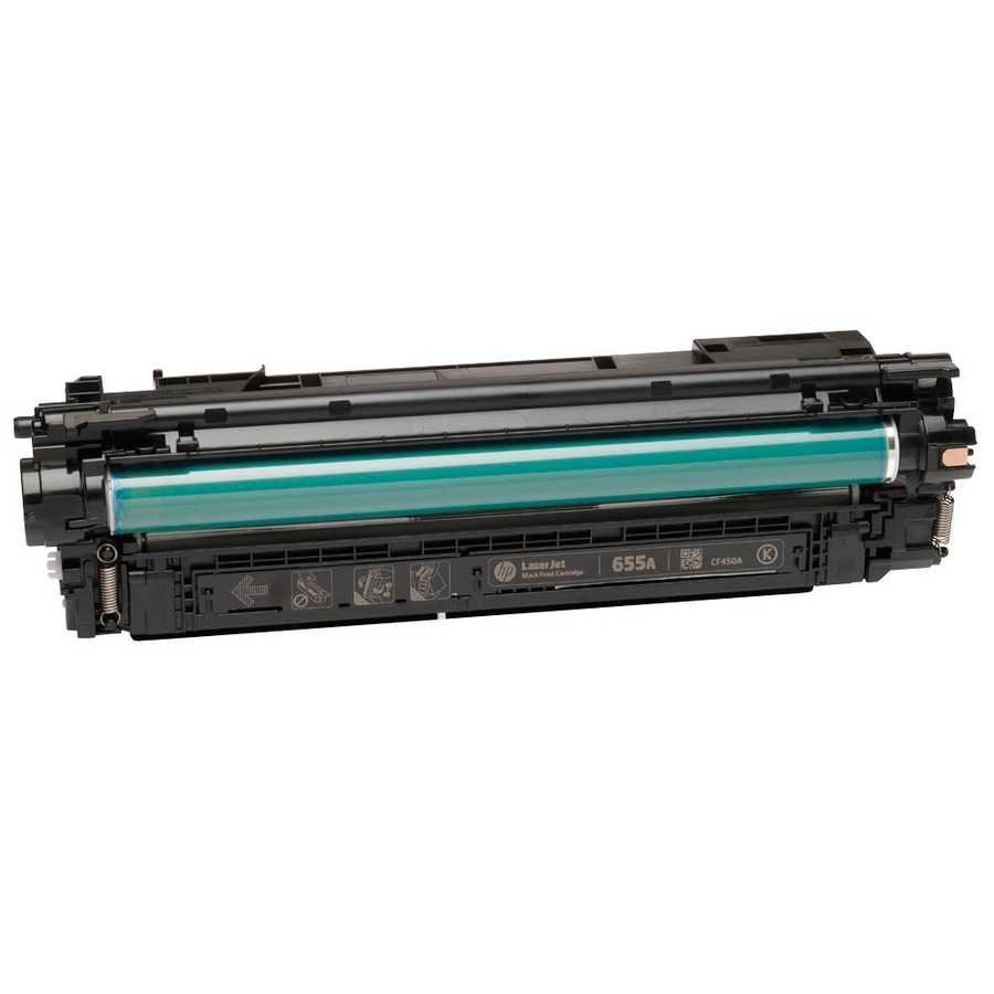 HP 655A CF450A Siyah Orijinal Toner - Görsel 2