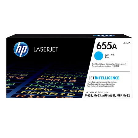 HP 655A CF451A Mavi Orijinal Toner