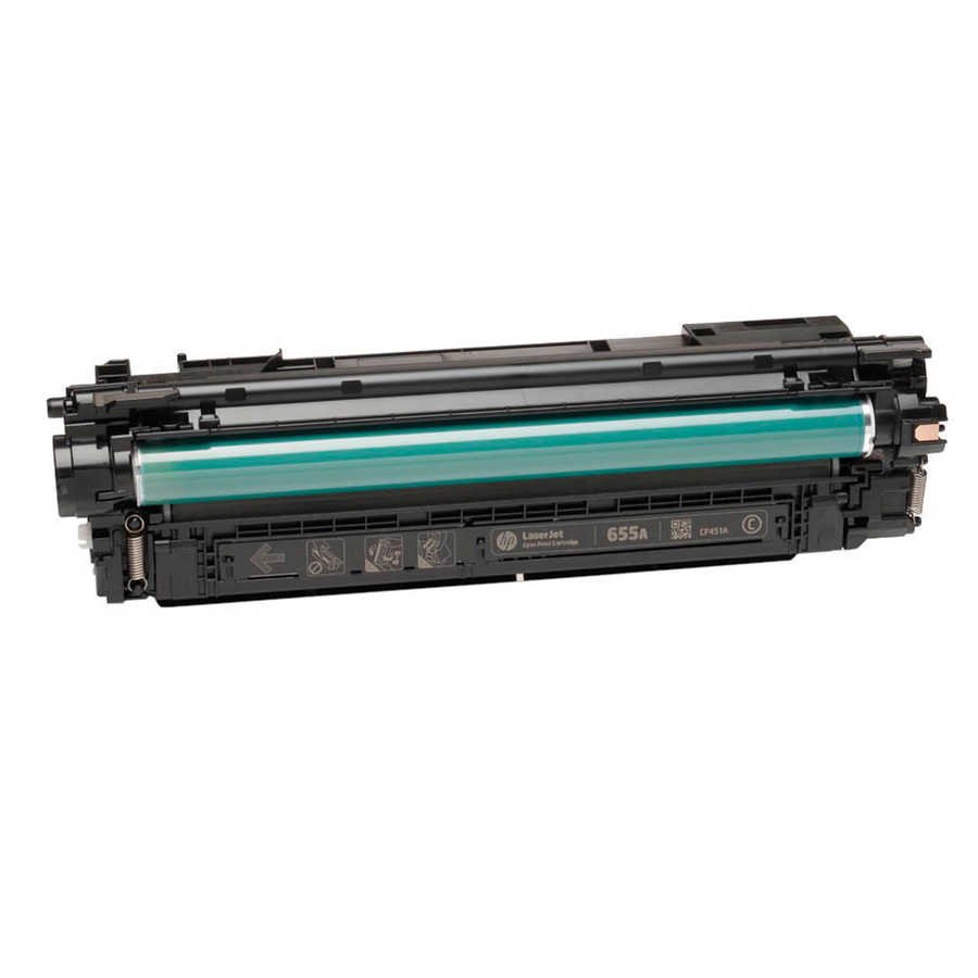 HP 655A CF451A Mavi Orijinal Toner - Görsel 2