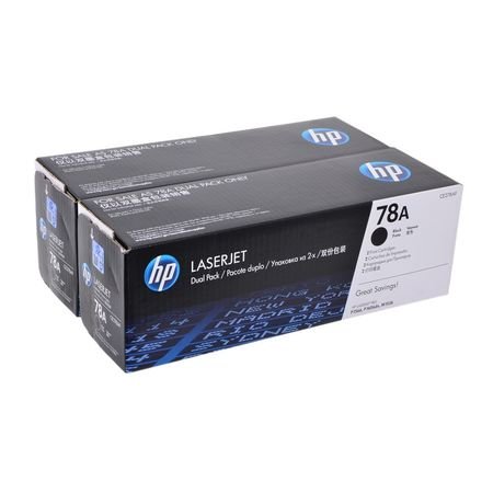 HP 78A CE278AF Siyah Orijinal Toner 2'li Set
