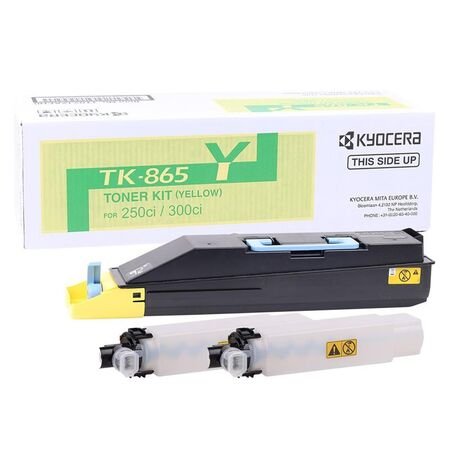 Kyocera TK-865/1T02JZAEU0 Sarı Orijinal Fotokopi Toneri
