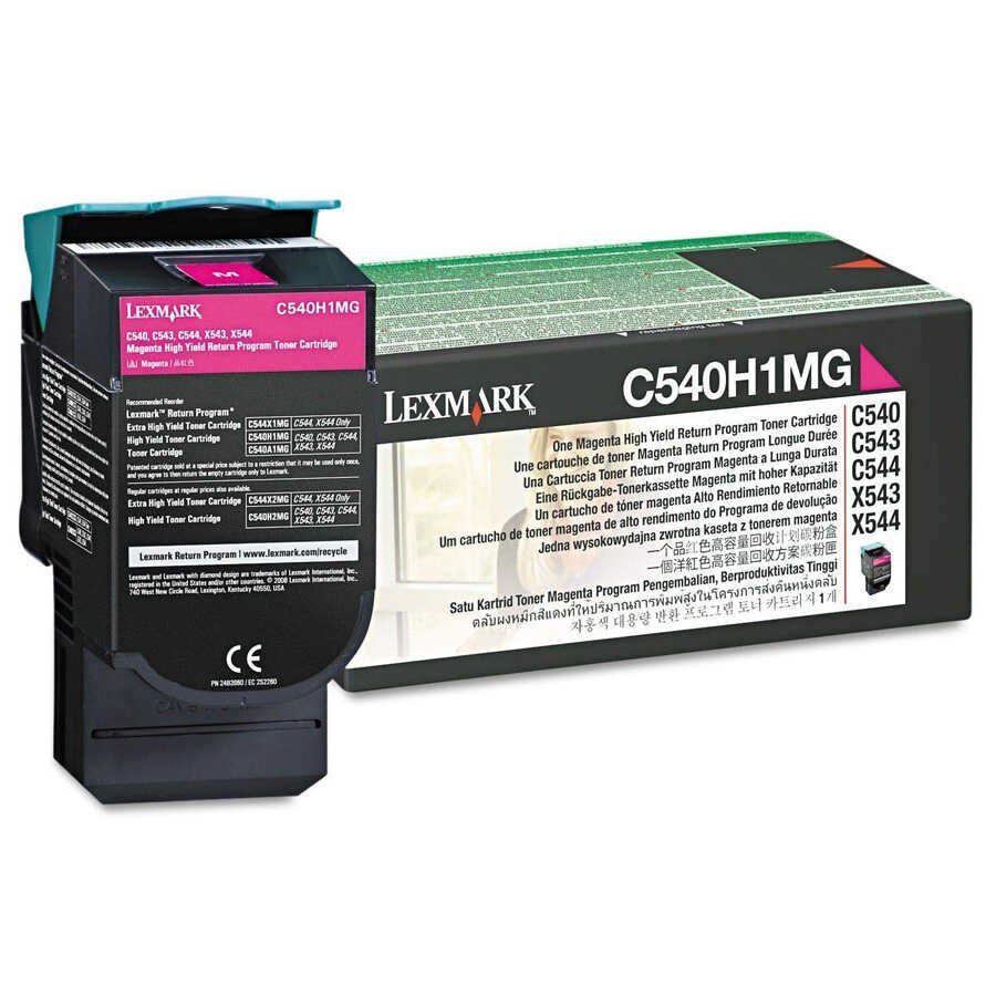 Lexmark C540-C540H1MG Kırmızı Orijinal Toner Yüksek Kapasiteli - Görsel 2