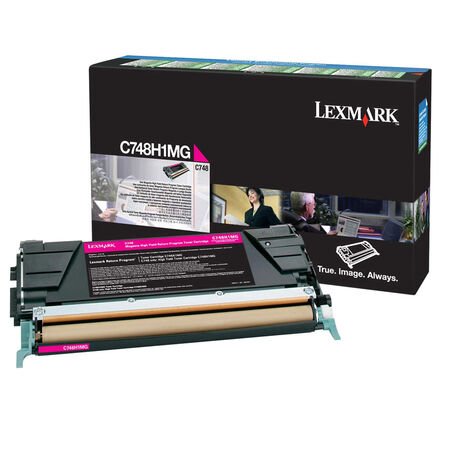 Lexmark C748-C748H1MG Kırmızı Orijinal Toner Yüksek Kapasiteli