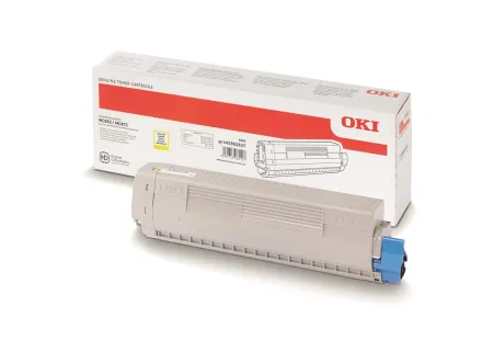 OKI 45862837 Sarı Orijinal Toner