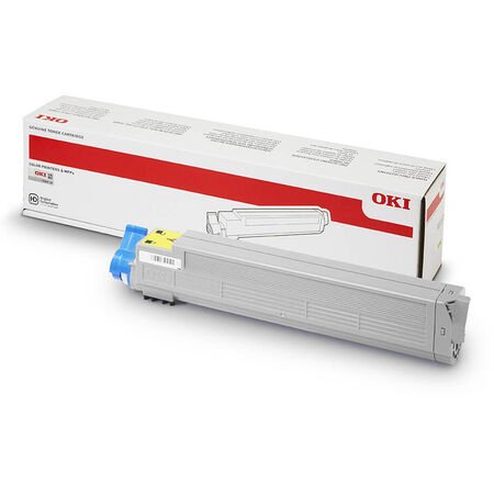 Oki C9655-43837133 Sarı Orijinal Toner