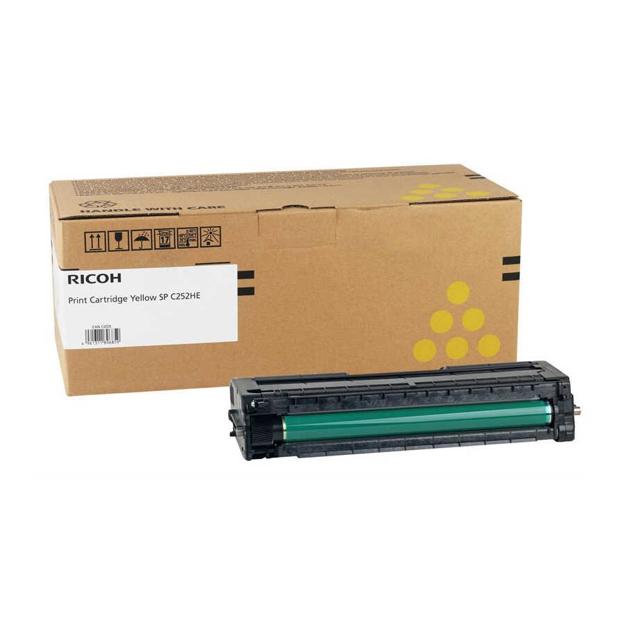 Ricoh SP-C252 Sarı Orijinal Toner Yüksek Kapasiteli - Görsel 2