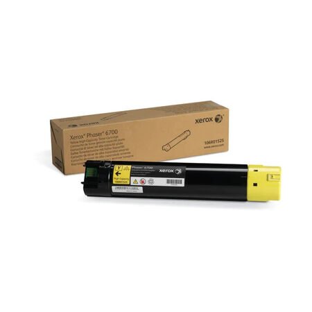 Xerox Phaser 6700-106R01525 Sarı Orijinal Toner Yüksek Kapasiteli
